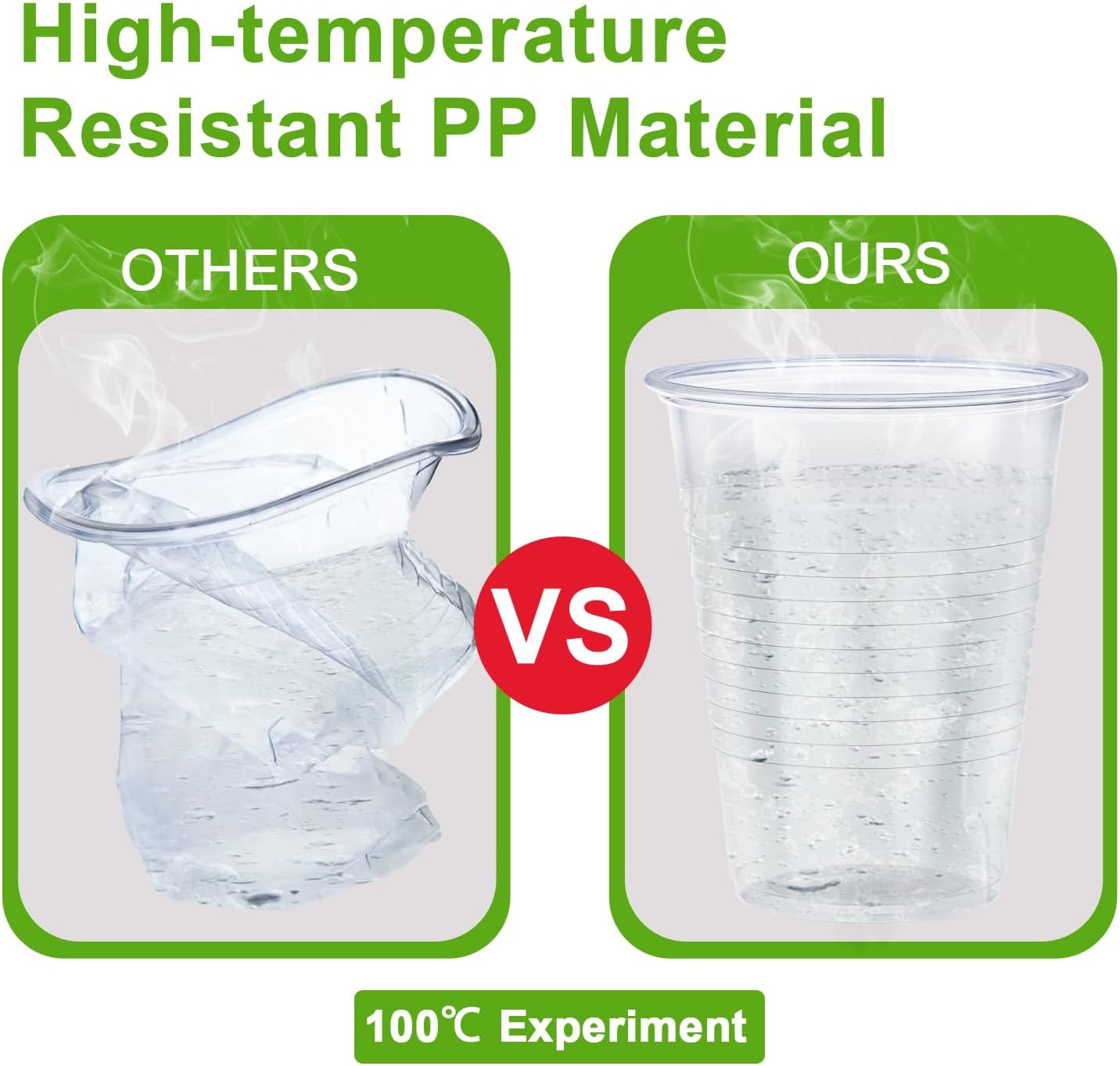 Lamosi 5//7/9/12 oz Clear Plastic Cups Disposable Crysta Cold Drinking Cup, 300/500/600 Pack