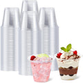 Lamosi Disposable Clear Plastic Cups, 9/12 oz Crystal Cold Cups, PET Food-Grade Material, 100/300 Count