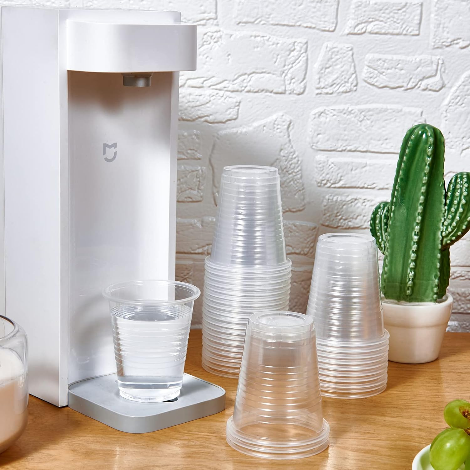 Lamosi 5//7/9/12 oz Clear Plastic Cups Disposable Crysta Cold Drinking Cup, 300/500/600 Pack